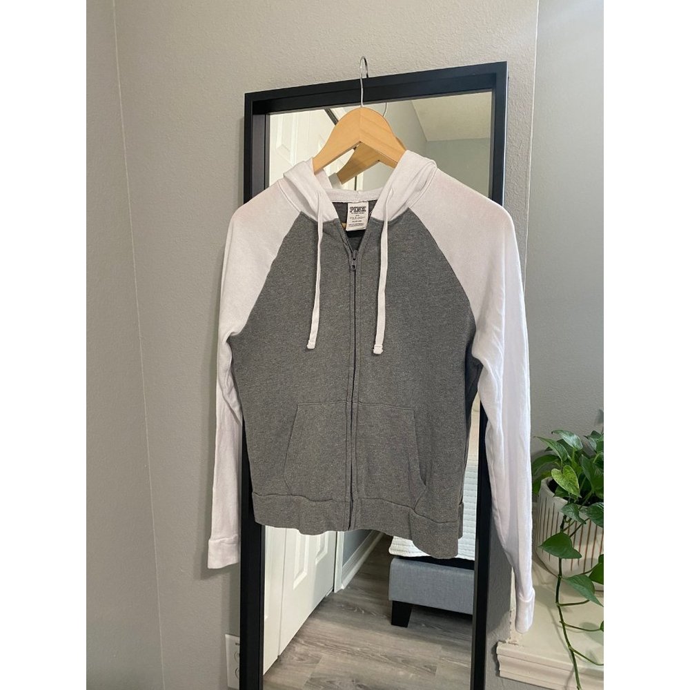 PINK VS Jacket XS Victorias Secret 5th and Ocean Zip Up